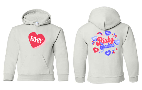 FLASH SALE Bixby Candy Hearts Hoodie