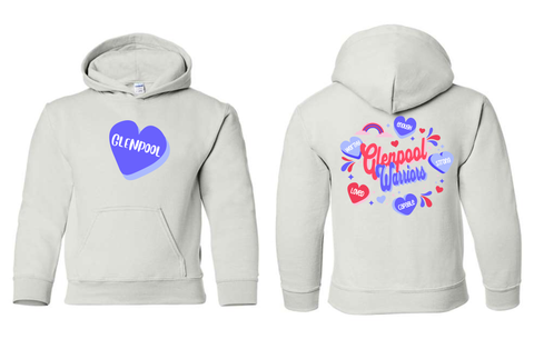 FLASH SALE Glenpool Candy Hearts Hoodie