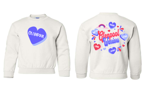 FLASH SALE Glenpool Candy Hearts Crew