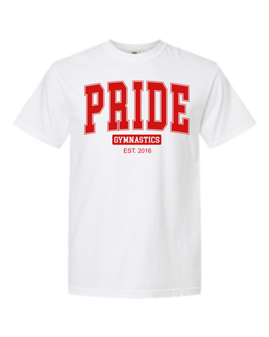 Pride Block T-Shirts- White/Red