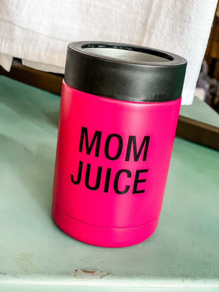 Wholesale Mom Juice Can Koozie Cooler for 12oz Cans for your store